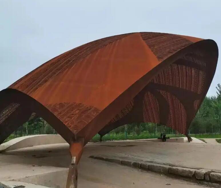 龙岩耐候钢幕墙案例